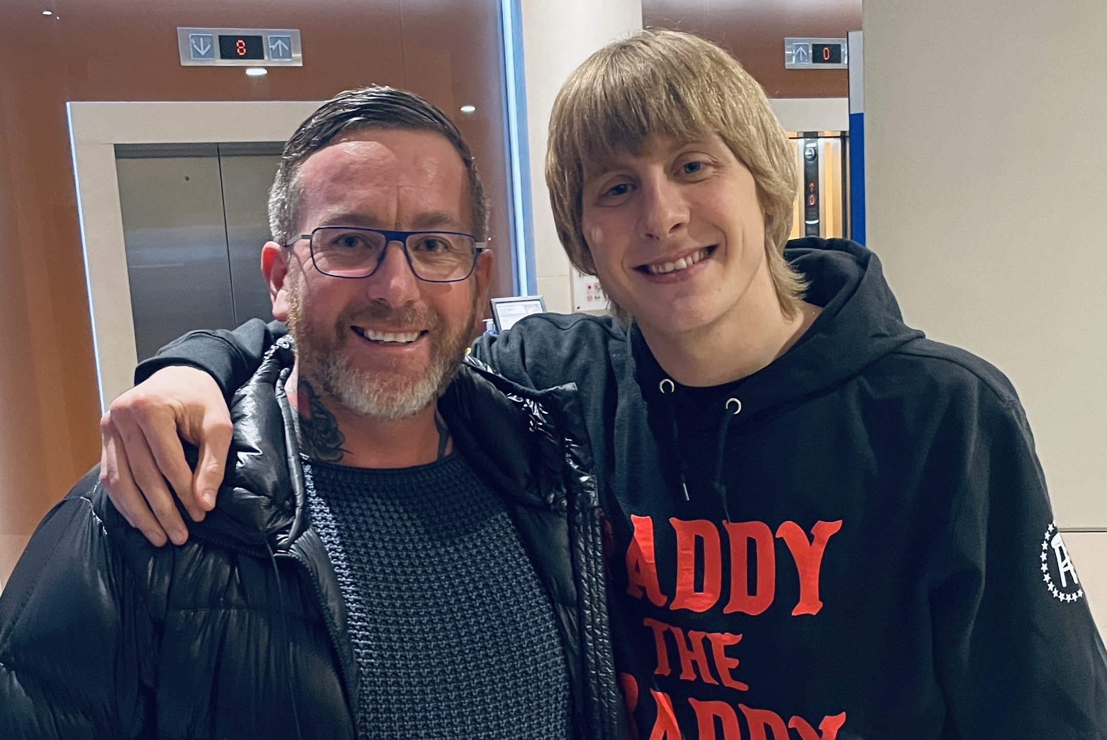 Bruce alongside Paddy Pimblett